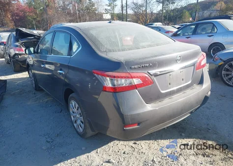 2015 Nissan Sentra Sv from USA, damaged, VIN 3N1AB7AP5FL689356